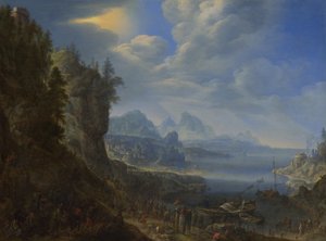 ジェネサレ湖でセントピーターズボートから教えるキリスト、1667年