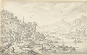 ファンタジー ライン ビュー 作： Herman Saftleven