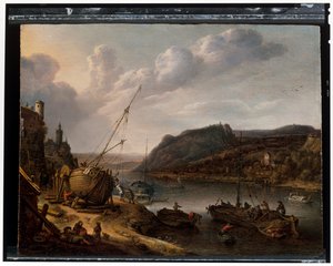 川の風景 作： Herman the Younger Saftleven