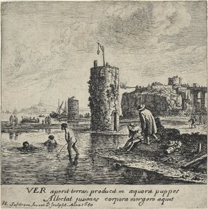 春、1650 作： Herman the Younger Saftleven