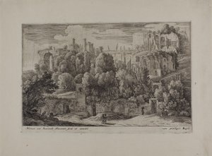 アンティーク円形劇場跡 作： Herman van Swanevelt