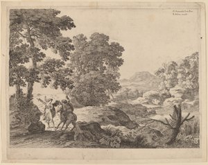 バラムとロバ 作： Herman van Swanevelt
