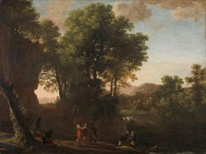 宦官の洗礼のある風景 作： Herman van Swanevelt