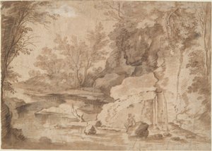川の風景 作： Herman van Swanevelt