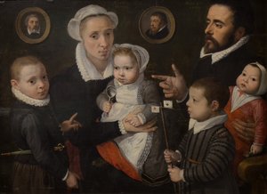 家族の肖像 作： Herman van der Mast