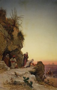 ギザ近くの待ち伏せ 作： Hermann David Salomon Corrodi