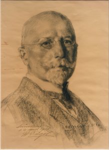 ハインリッヒ・フォン・ズィーゲルの肖像 作： Hermann Eissfeldt