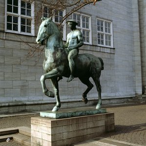 ライダー、1908年（ブロンズ）