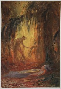 ブランヒルデの目覚め、1906 作： Hermann Hendrich