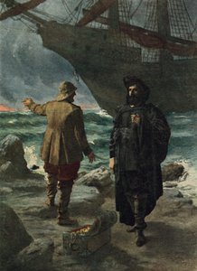ダーランドは見知らぬ人を熱心に見た 作： Hermann Hendrich