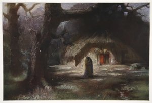 2人は愛情のこもった抱擁で再会しました、1906年 作： Hermann Hendrich