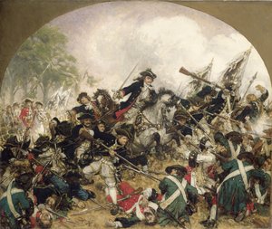 トリノの戦いにおける1883年の古いDessauer 作： Hermann Joseph Wilhelm Knackfuss