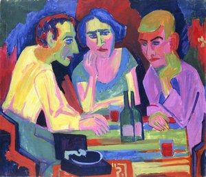 3人の食卓、1924年