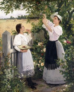 チェリーピッカーズ、1894 作： Hermann Seeger