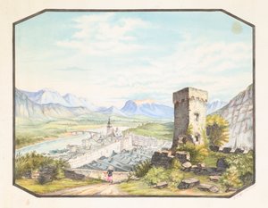 ラッテンバーグ、チロル、カリフォルニア州。 1858-1882。 作： Hermann Stieffel