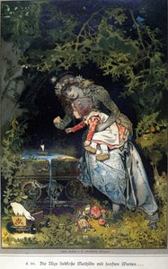 ヤコブ（1785-1863）とウィルヘルム（1786-1859）のグリム兄弟の物語にフォーゲルのイラストが使われている。