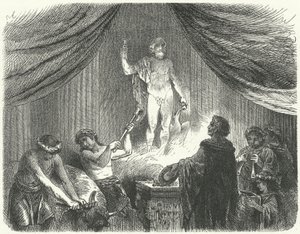 木星神に犠牲を捧げるローマ人 作： Hermann Vogel