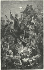 1570年のオスマン帝国によるヴェネツィアのニコシアの街の包囲 作： Hermann Vogel