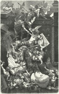 ローマを破壊する破壊者たち、455 作： Hermann Vogel