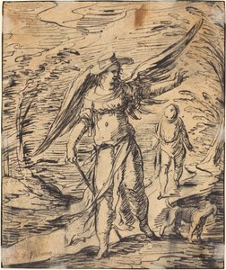 トビアスと天使 [裏面] 作： Hermann Weyer
