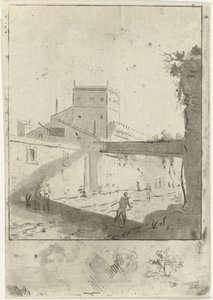 街並み イタリアの風景 作： Hermanus Fock