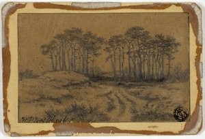 木の小道 作： Hermanus Koekkoek