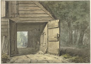 Bennebroek の宿屋の厩舎 作： Hermanus Numan