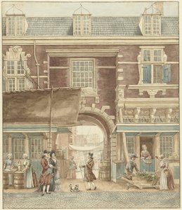 ヴィゲンダムのクライネ ヴィスポールトからヴィスマルクトを望む 作： Hermanus Petrus Schouten