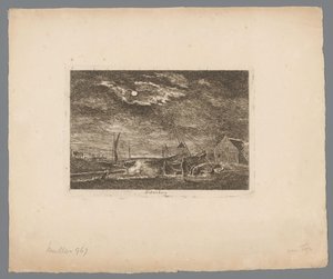 スパーケンブルグの眺め Spakenburg (オブジェクトのタイトル) 異様な風景（連載タイトル） 作： Hermanus van Brussel