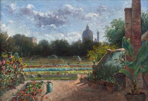 ウィーンの植物園 作： Hermine Lang Laris