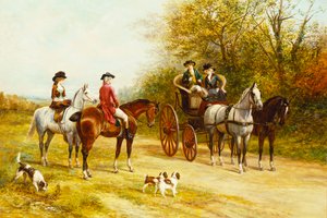 道端の会話 作： Heywood Hardy