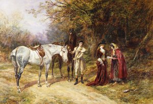 占い師、1907 作： Heywood Hardy
