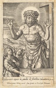 1619 年以前、2 人の天使によって崇められた贖い主の血。