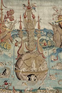 快楽の園。 約。 1560年（タペストリー） 作： Hieronymus (after) Bosch