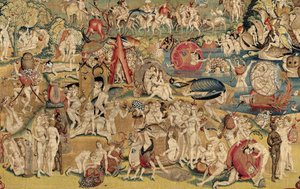 快楽の園。 約。 1560年（タペストリー） 作： Hieronymus (after) Bosch