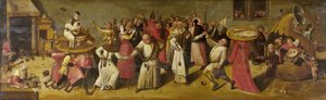カーニバルとレントの戦い、1600〜20年頃 作： Hieronymus Bosch