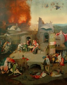 聖アントニウスの誘惑 作： Hieronymus Bosch