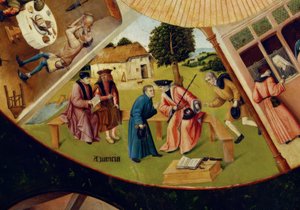 7つの主要な罪と最後の4つ 作： Hieronymus Bosch