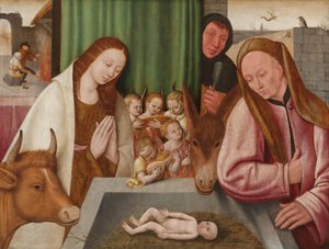 キリスト降誕、1550〜1600年頃 作： Hieronymus Bosch