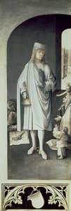 聖バーヴォ、最後の審判の祭壇画から右翼の外観 作： Hieronymus Bosch