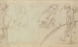 グロテスクな人物の研究 作： Hieronymus Bosch
