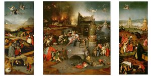 聖アントニウスの誘惑、1501年頃 作： Hieronymus Bosch