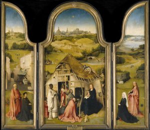 王家の礼拝c。 1495 作： Hieronymus Bosch