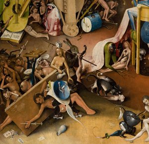 地上の喜びの庭、1490-1500 作： Hieronymus Bosch