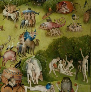 地上の喜びの庭、1490-1500 作： Hieronymus Bosch