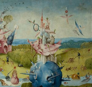 地上の喜びの庭、1490-1500 作： Hieronymus Bosch