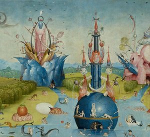 地上の喜びの庭、1490-1500 作： Hieronymus Bosch