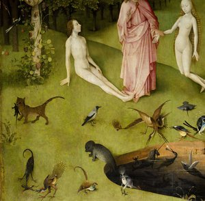 地上の喜びの庭、1490-1500 作： Hieronymus Bosch