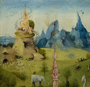 地上の喜びの庭、1490-1500 作： Hieronymus Bosch
