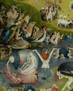 地上の喜びの庭、1490-1500 作： Hieronymus Bosch